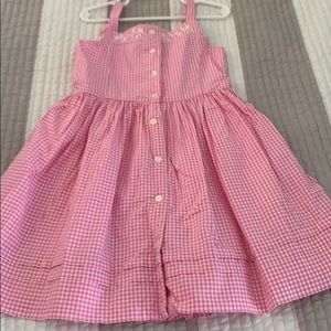 Girl’s Polo Pink Gingham Dress size 6